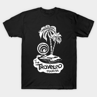 Traveling Tourist island with palm Trees T-Shirt